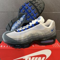 Nike Air Max 95 Big Bubble Black Old Royal HJ5996-006 Women's Size 12/ 10.5 Mens