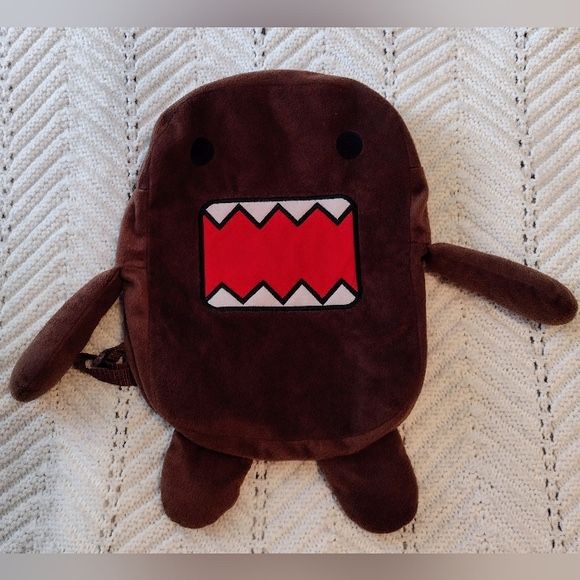 Domo Kun Backpack NHK-TYO Kid Zipper Bag Scene Y2K