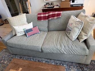 Custom made couch with full pull out bed