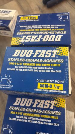 Duo fast 5/16” staples