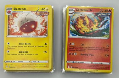 (Lot of 155 Cards) 2021 Sword & Shield: Fusion Strike Pokemon Cards Shown TCG