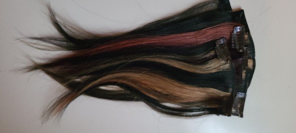10 Inch Clip In Hair Extensions Only $20