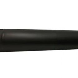 6 in. x 24 in. Black Stove Pipe.