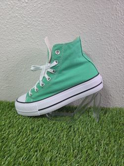 Converse Chuck Taylor Lift Platform Hi A09393F Green Womens 8 New
