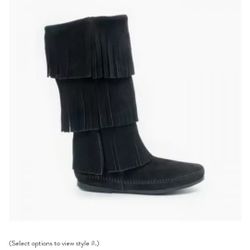 Minnetonka 3 Layer Fringe Boots