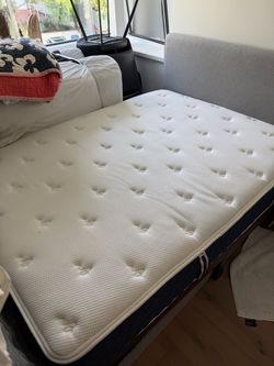 Queen Mattress with Bed Frame