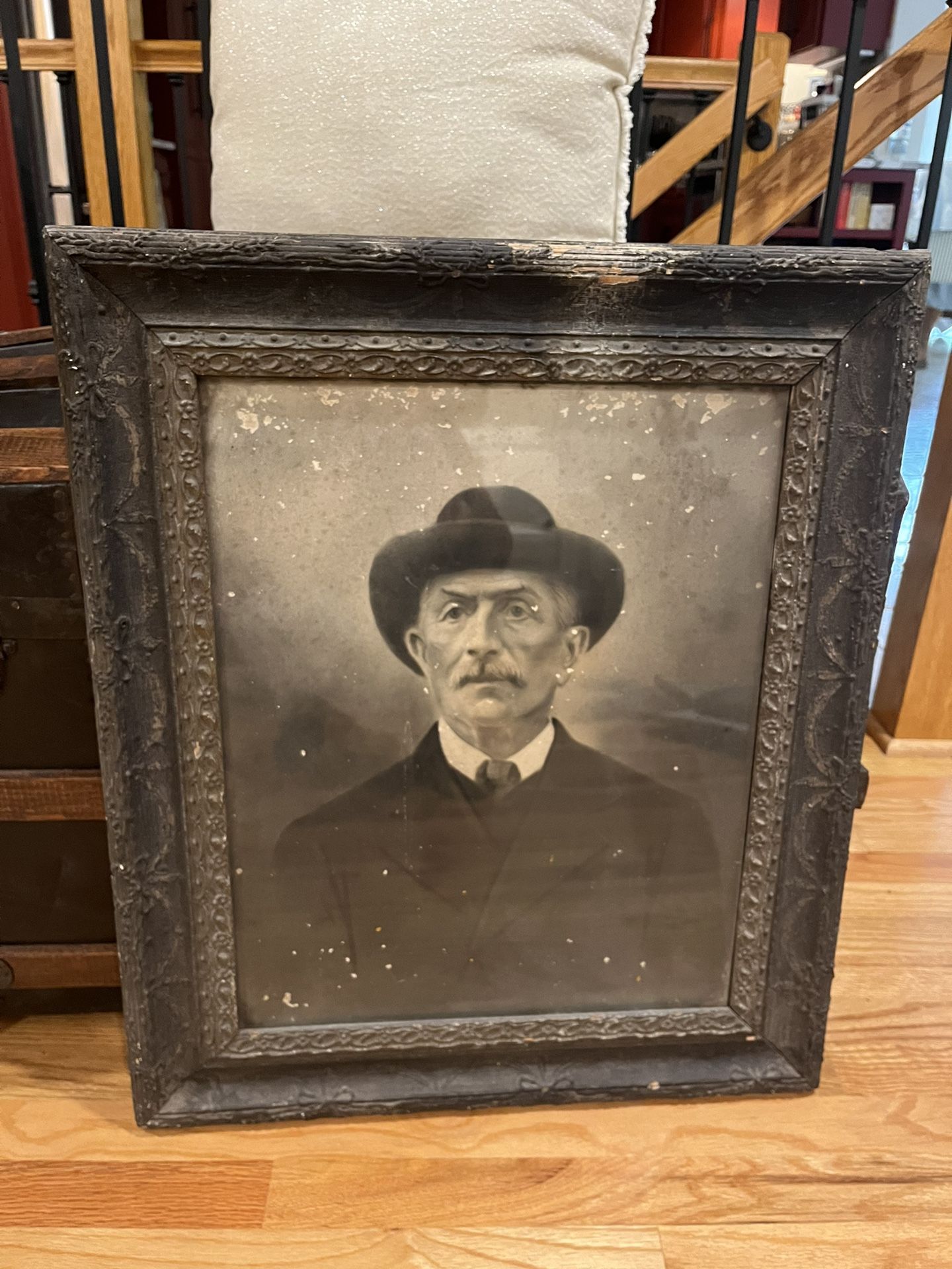 Antique Picture of “Man In Derby Hat”