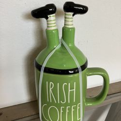 Rae Dunn “Irish Cream” Mug With Topper