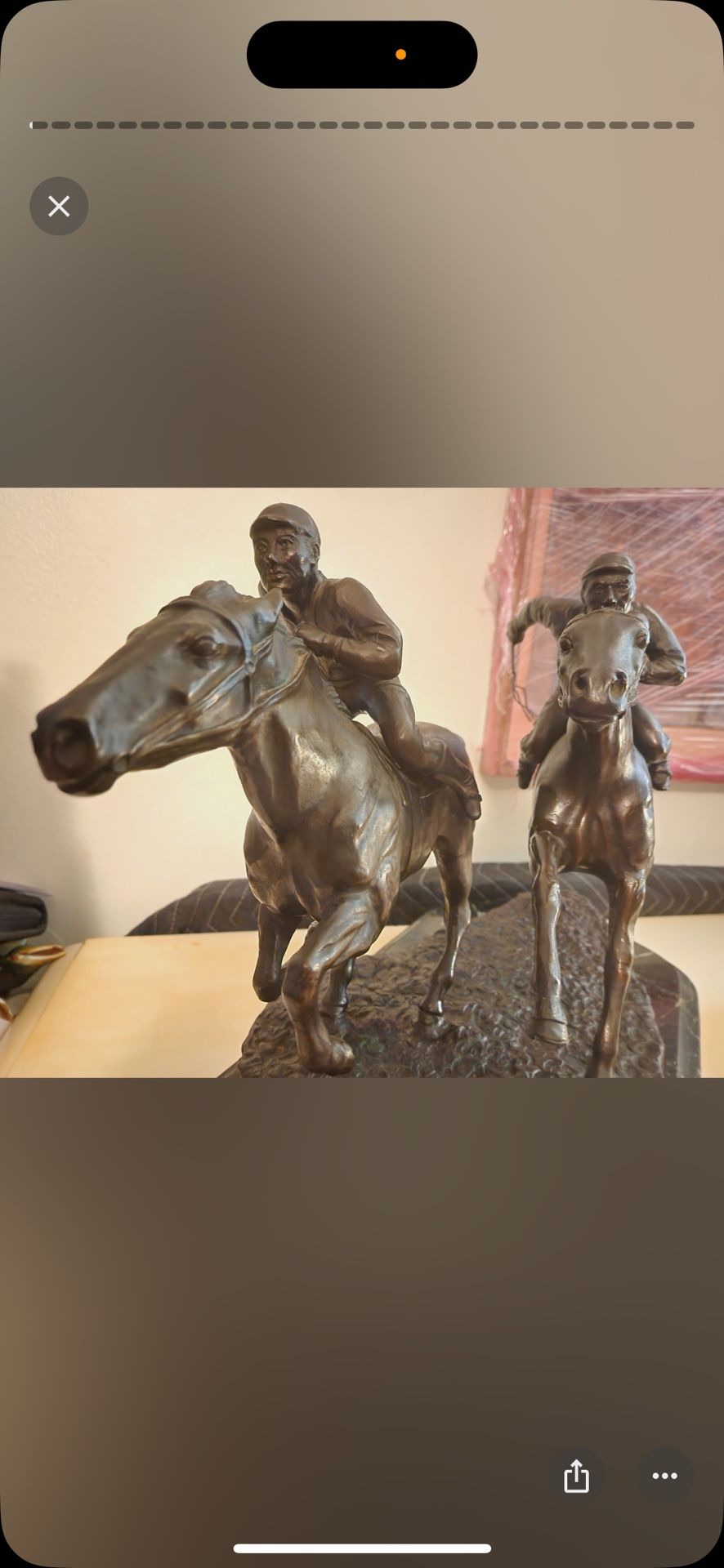 ORIGINAL Darrell Coker Bronze Statue