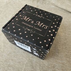 Mr & Mrs champagne Tumbler