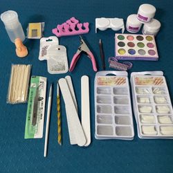 34 in 1 Acrylic Nail Kit Manicure Set
