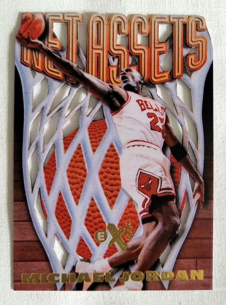 💥MICHAEL JORDAN 1996-97 *SKYBOX E-X 2000* NET ASSETS (NM-MT or BETTER)💥