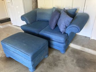 Couch and ottoman