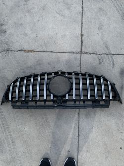 For 2019-2022 Mercedes-Benz W205 C Class C43 AMG GT Style Grille W/ Camera