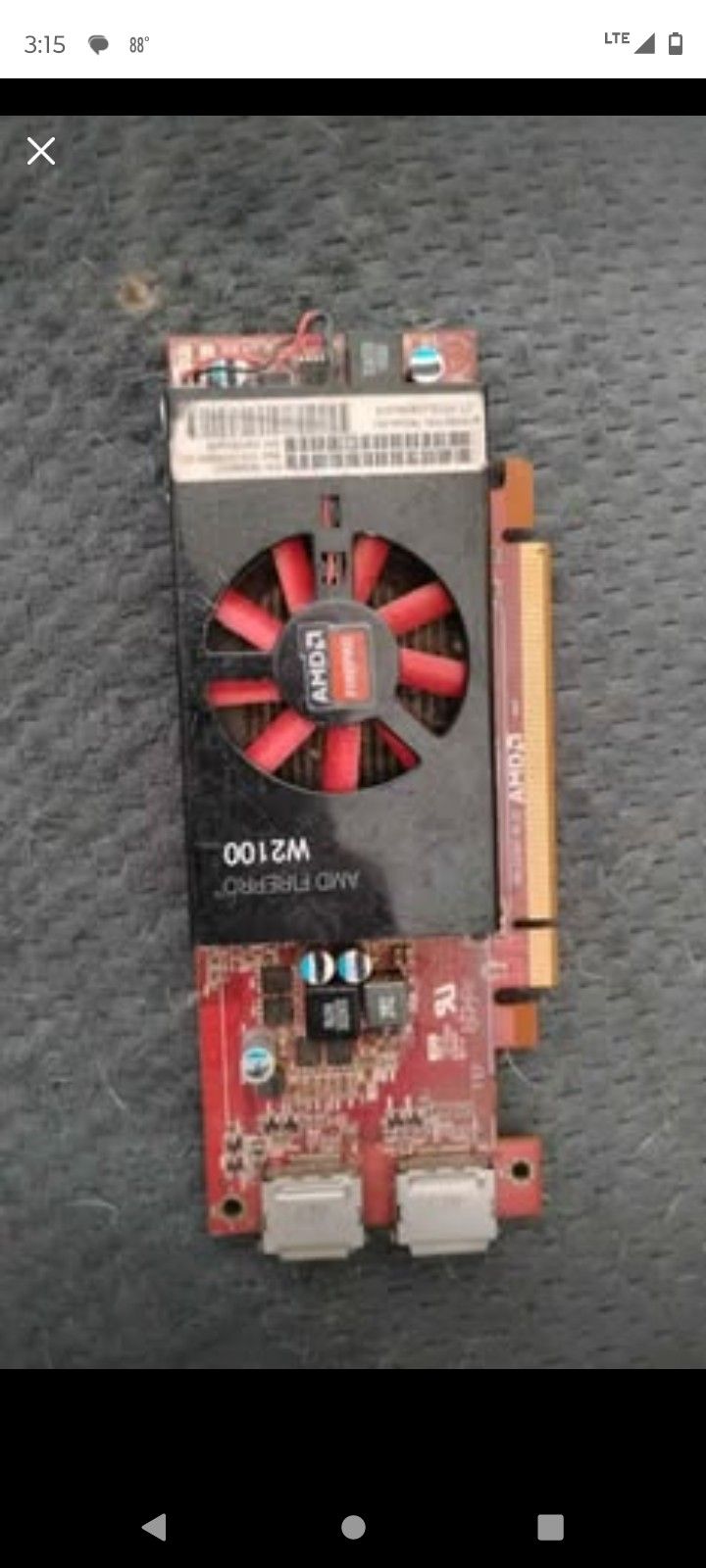 Amd fire pro 2gb PCI
