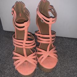 Peach Heels