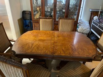Antique Solid Wood Dining Table Chairs and Furniture and Couches