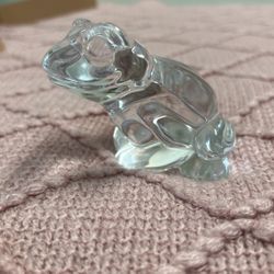 Crystal Frog With Signature