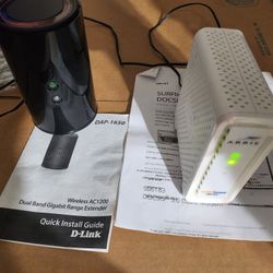 D-Link Wi-Fi Range Extender And New Surfboard Cable Modem