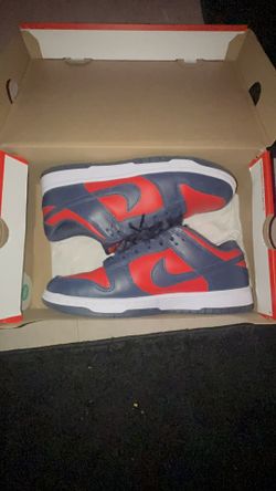 Nike Dunks Navy Red Size 7.5/men, 9/women