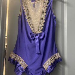 dusty blue flowy dress The Lucetta Dress in Denim Blue Windsor – V. Chapman main image 1