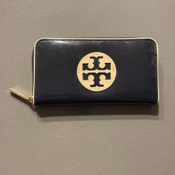 Tory Burch Wallet- Zipper Wallet - Women’s Wallet - Black Wallet