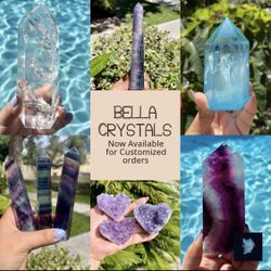 Crystal Quartz Available For Pick Up And Shipped 
