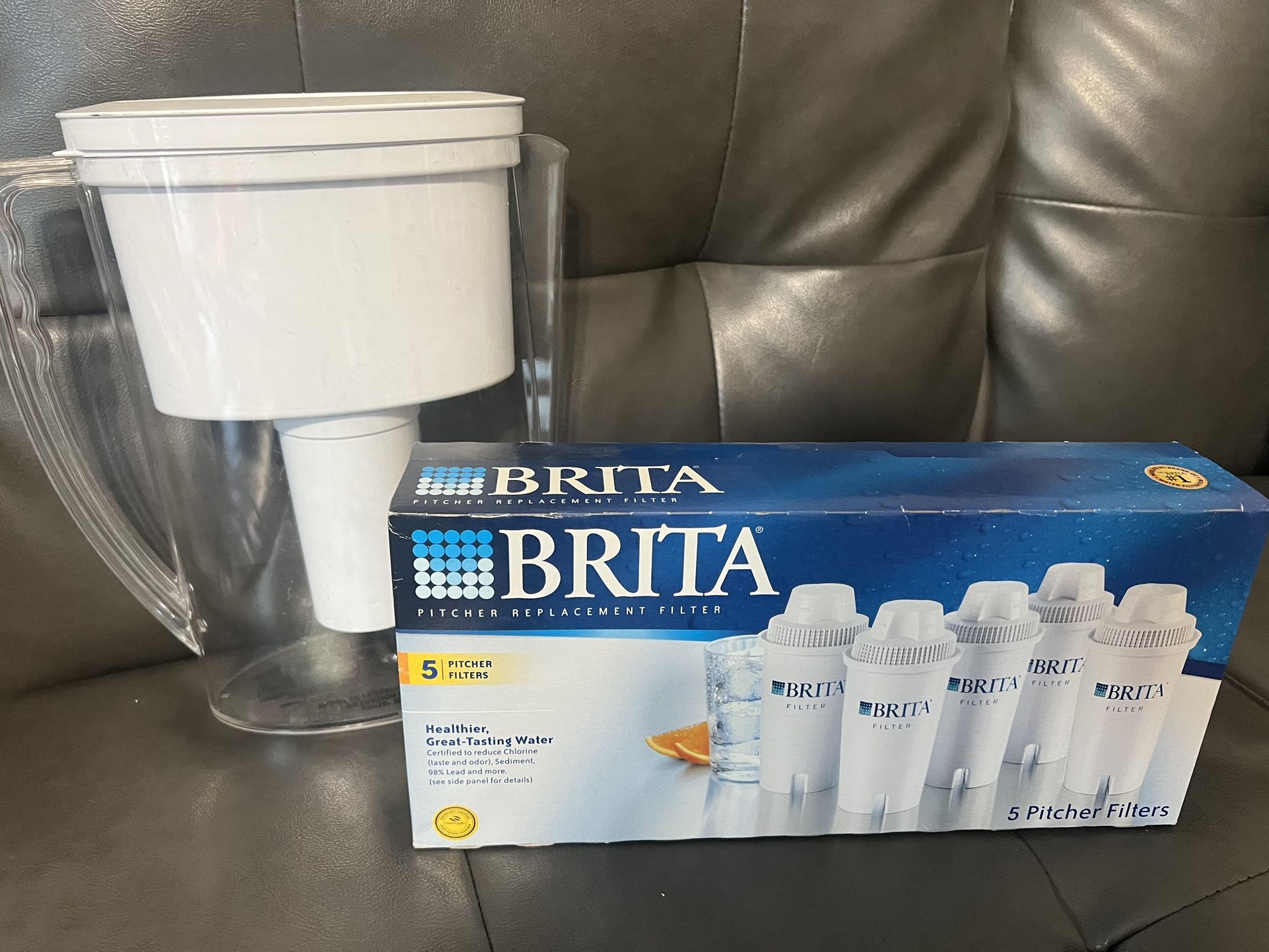 Brita Filtered Water Pitcher & Filters 