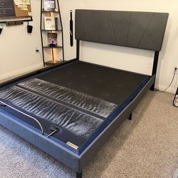 Queen Bed Frame and Headbaord