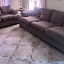 $200 – Sofa + Loveseat Set