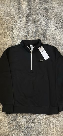 ALO Quarter Zip Black