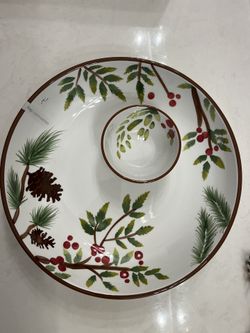 2 Piece Christmas Bowl Set