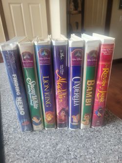 Disney Video Tapes - 7  Popular Titles