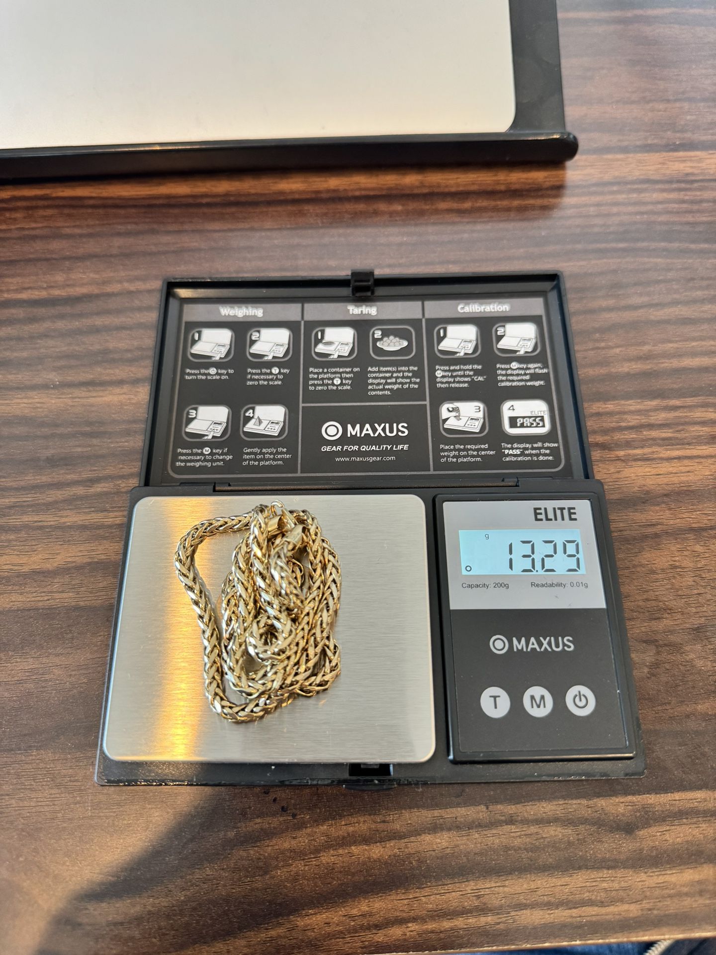 Franco Gold Chain Necklace 13.29 Grams