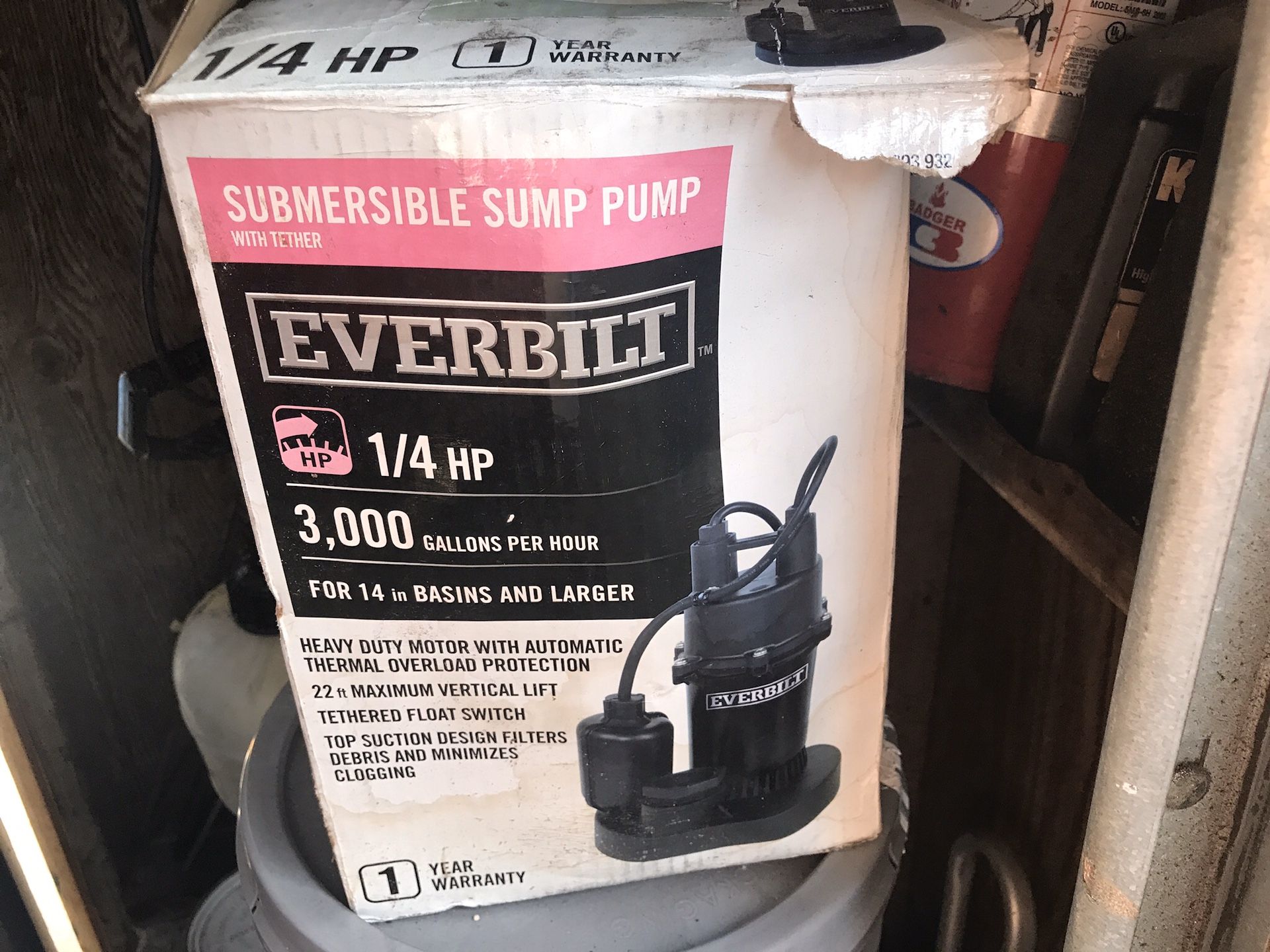 Submergible pump