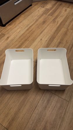 IKEA VARIERA Storage Boxes / Bins (Set of 2)