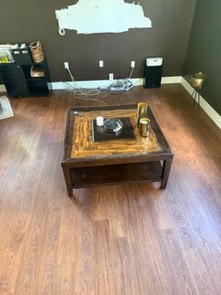 Mahogany coffee table