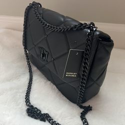 New Badgley Mischka  Black Handbag Bag