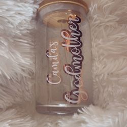 Glass Can Cup 16oz
