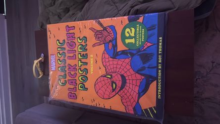 Marvel Classic Black Light Posters Book