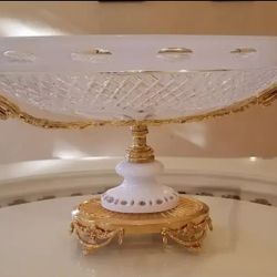 Italian Handcut Crystal Centerpiece dish