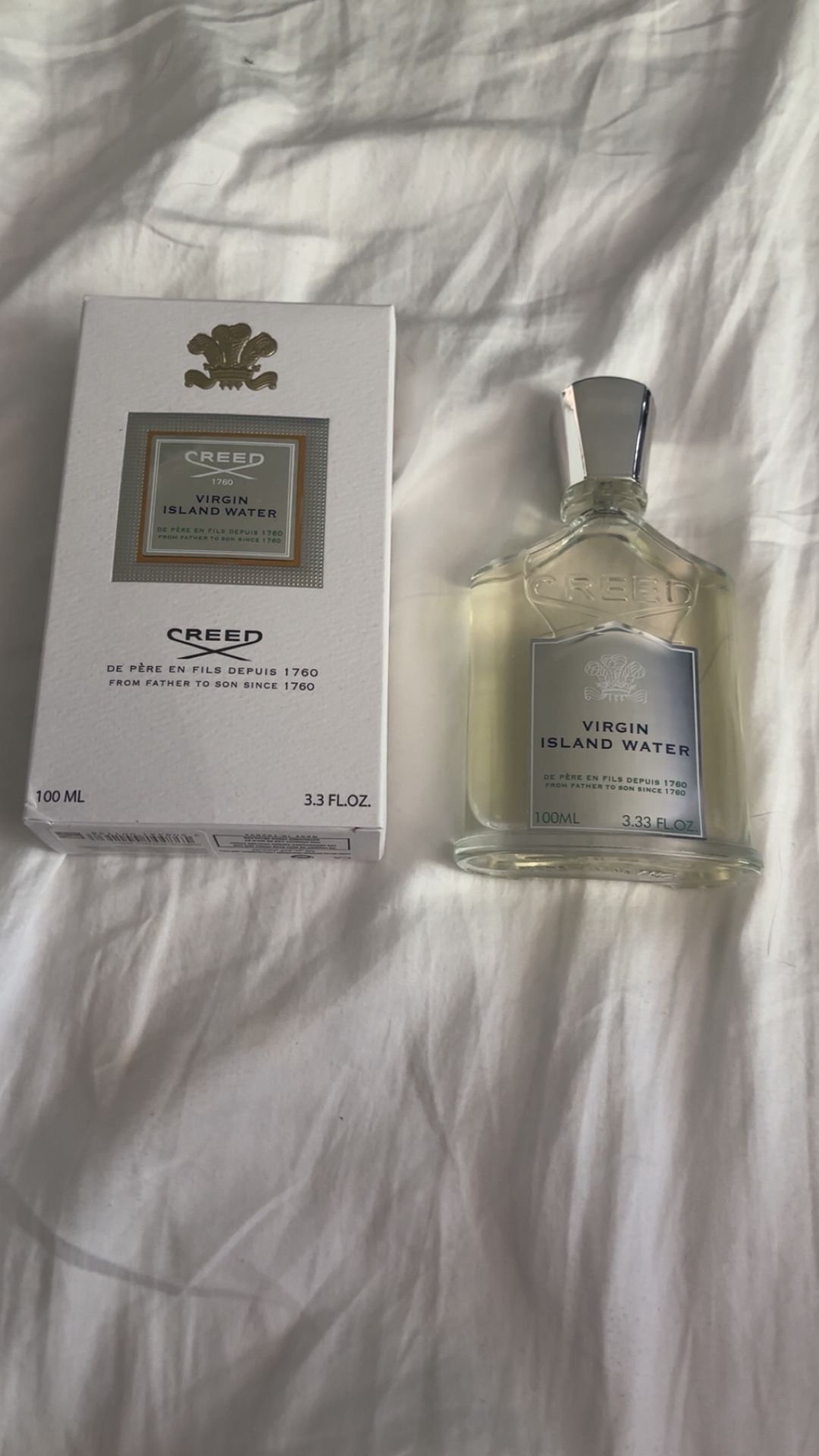 Creed Virgin Island Water 3.4 Oz Brand New