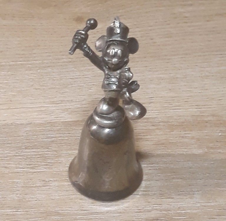 Vintage 1980's NE / Disney Minature Bell Mickey Mouse Band Leader