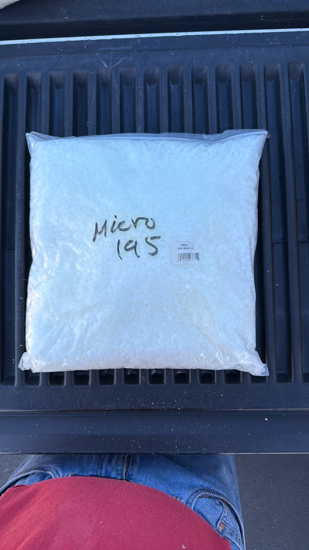 Micro 195 Wax Beads: 5 Pound Bag