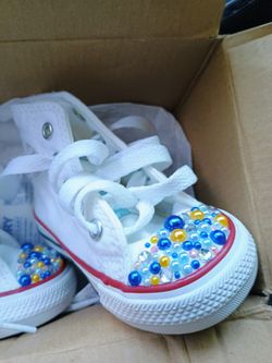Custom Converse Shoes Size 4 Infant