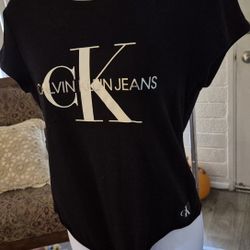 💥BEAUTIFUL SILVER & WHITE LETTERING CALVIN KLEIN BODYSUIT! NEW!!! SIZE:XL   $25💥