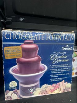Vintage Rival CFF5 Chocolate Fountain, 3-Tier Dessert Fountain