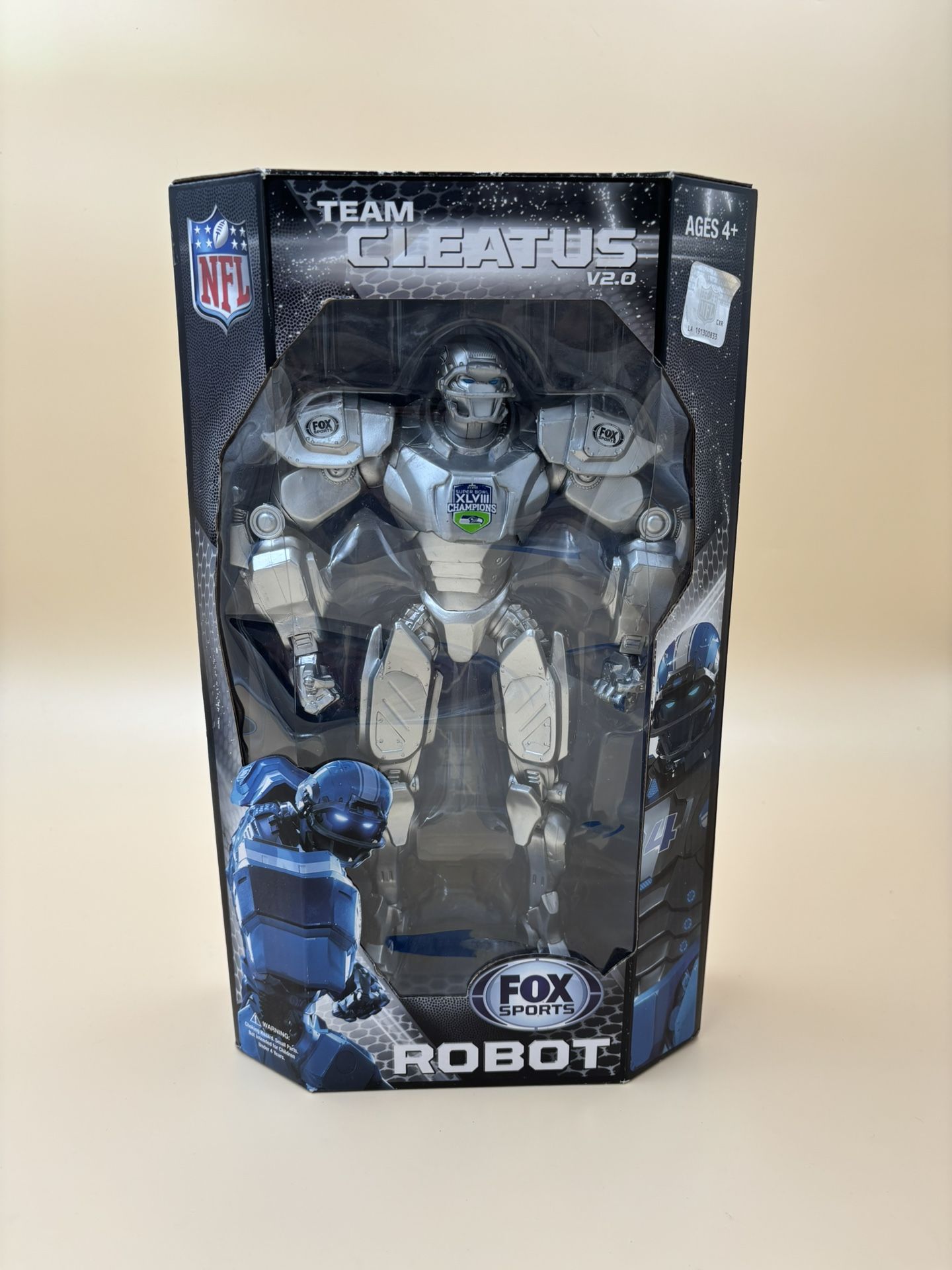 Team Cleatus Seattle Seahawks Super Bowl XLVII Champions Action Figure