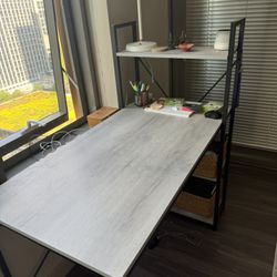  Space-Saving Computer Desk – Fits Multiple Monitors!