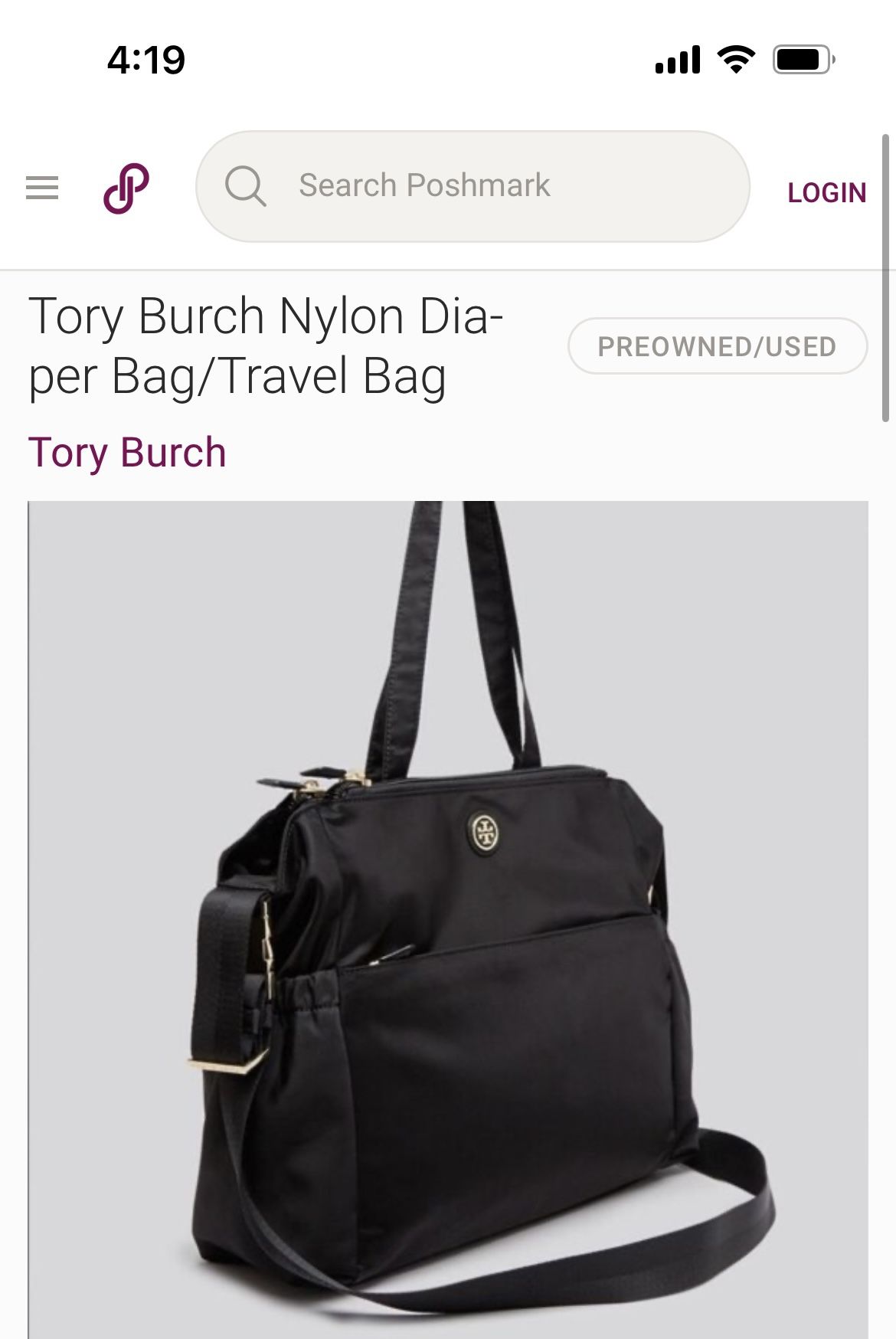 Tory Burch Diaper Bag